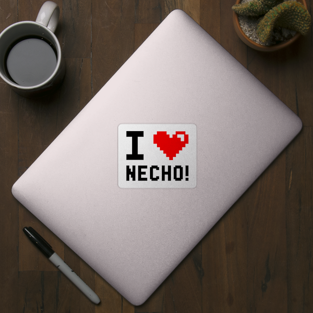 I Love Necho, I Heart Necho by flataffex